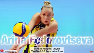 Arina Fedorovtseva │ ACE Queen │ VAKIFBANK vs. FENERBAHÇE OPET │ Turkish Volleyball League 2023/24