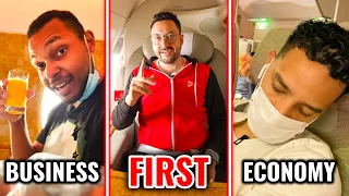 First Class Flight VS Business VS Economy: the Big Emirates Comparison!