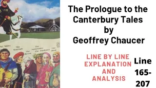 The Prologue to the Canterbury Tales by Geoffrey Chaucer | Monk |  Line 165 to 207 | Urdu/Hindi