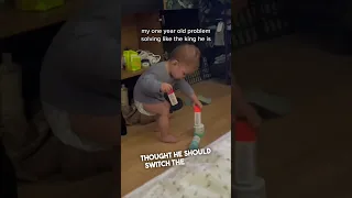 This baby is a genius 🧠