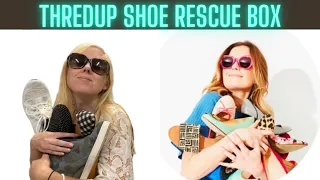 Impressive Mystery Box of Shoes from ThredUP to Resell Online | Stella McCartney Eileen Fisher JCrew