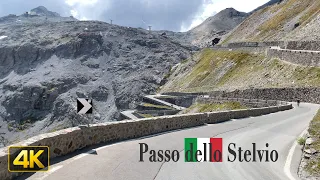 Overlooking the spectacular Passo dello Stelvio in Italy