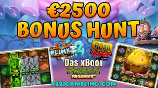 €2500 BONUS HUNT!! INSANE LIST = INSANE RESULT?🤔🤞🎰