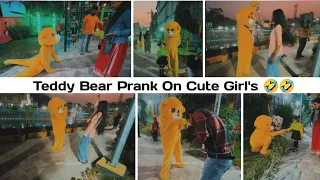 Teddy Bear Best Funny Video 2024😂😂 Part-2|| Prank On Park || #teddybear #viral #funnyreaction
