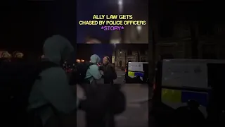 Ally law gets chased by police officers