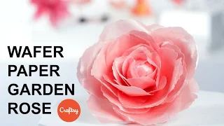 Wafer Paper Rose Step-by-Step | Cake Decorating Tutorial with Stevi Auble