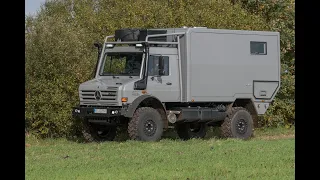 Unimog Wohnmobil  Camper U 1550 L37 4x4 Off Road Schmiede Off-Road-Wohnmobil Mercedes Benz Unimog