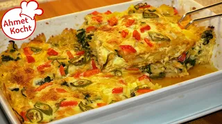Spinat Auflauf mit Pasta | Ahmet Kocht | vegetarisch kochen | Folge 543