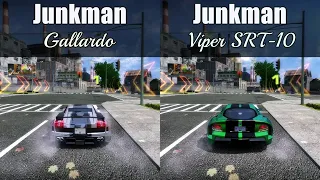 Gallardo VS Viper SRT-10 Junkman Performance Drag Race in NFS MW