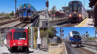 [HD] Trains in San Diego, CA