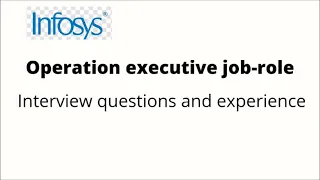 Infosys Operation Executive Interview Experience | TR and Behavioural Skills | My real experience