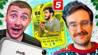 FC24 Squad Builder Showdown Advent!!! RADIOACTIVE KVARATSKHELIA!!! Day 5 vs DannyAarons