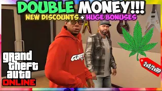 DOUBLE MONEY, BIG BUSINESS BONUSES, 4/20 WEEK & VEHICLE DISCOUNTS - GTA ONLINE WEEKLY UPDATE!