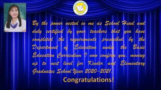 Roseland Learning Center Graduation S.Y 2020-2021