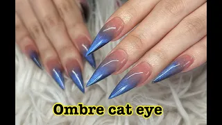 làm Ombre cat eye  |Nail art designs 2023 | nail tutorial