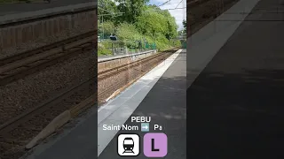 Deux Z50000 à La Celle Saint Cloud sur le Transilien L