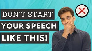 3 Ways to NOT Start Your Speech (And What You Can Do Instead)