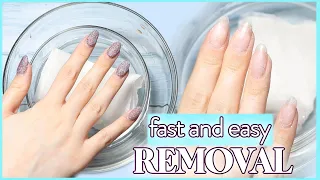 💅Fastest and Easiest Method to Remove Dip Powder Manicure in Only 5 Minutes 😱