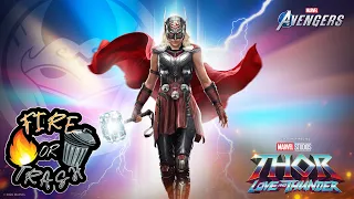 Marvel’s Avengers Game : Thor Love And Thunder MCU Skin!! Jane Foster Might Thor