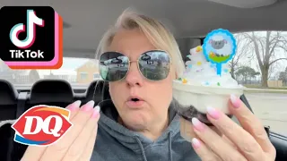 Viral Dairy Queen Cupcake Car Mukbang!!