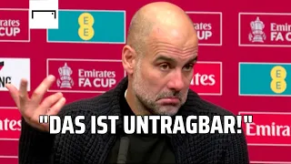 Zu viele Spiele? 🤔 Pep redet sich in Rage 😡