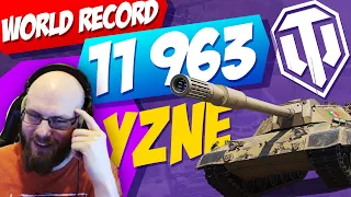 🔥 11963 DAMAGE 🔥 in Carro 45t - Yzne [FAME] | World of Tanks