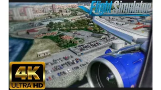 Flight Simulator 2020 EXTREME TURBULENCE GO AROUND AT GIBRALTAR! | A320 4K