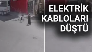 @NTV  Bağcılar'da anne ve 3 çocuğunun üzerine elektrik kabloları düştü