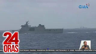 2 barkong pandigma ng China, nag-obserba habang nagpapatrol ang PHL at US Navies sa WPS | 24 Oras