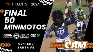 FINAL COMPLETA - 50cc Minimotos - 1a Fecha Centeno CAM 2024