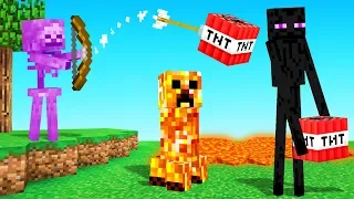 MINECRAFT But The Mobs Are CURSED!