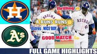 Houston Astros Vs. Oakland Athletics (05/24/24) GAME Highlights | MLB Season 2024