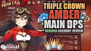 Triple Crowned AMBER?!! | Endgame AR57 Rework | Xlice Account Reviews #11 | Genshin Impact