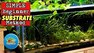 Simple Beginner substrate method- 🌿Think DIFFERENTLY about your Aquarium SUBSTRATE!🐟