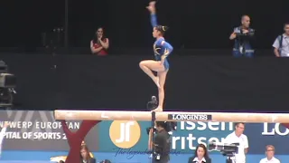 Ginna ESCOBAR BETANCUR (COL) beam - 2013 Antwerp worlds qualifs