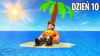 ROZBIŁEM SIĘ NA OPUSZCZONEJ WYSPIE w ROBLOX! (Desert island survival)