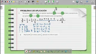 PROBLEMAS DE APLICACIÓN | FRACCIONES | SEGUNDO BÁSICO | 24 MARZO