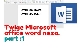 Microsoft office word tutorial guide for beginners- Level 1