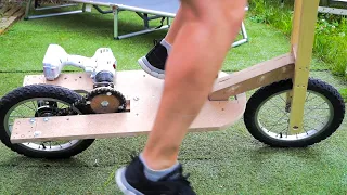 MAKING AN ELERCTIC SCOOTER WITH A CORDLESS DRILL [VERSION 1]