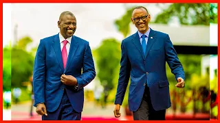 President Kagame welcomes President William Ruto of Kenya on a two day State Visit to Rwanda