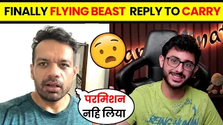 Flying Beast Angry Reply To Carryminati?Flying Beast React Carryminati Video . Carryminati New Video