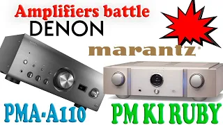 Marantz PM KI RUBY vs Denon PMA-A110 на колонках Dali Opticon 8 mkII