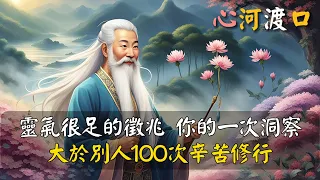 靈氣很足的徵兆：你的1次洞察，大於別人100次辛苦修行！#心河渡口