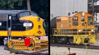 Vintage EMD's At Work On The Tazewell & Peoria Railroad!