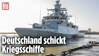 Ukraine-Krieg: Deutsche Marine schickt Kriegsschiffe an die Nato-Grenze