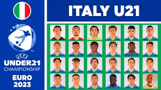 ITALY U21 SQUAD EURO 2023 | UEFA UNDER 21 CHAMPIONSHIP GEORGIA - ROMANIA 2023