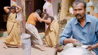 భార్య భర్తలు ఎలా కొట్టుకుంటున్నారో చూడండి | Best Telugu Movie Ultimate Intresting Scene |VolgaVideos