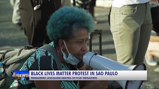 BLACK LIVES MATTER PROTEST IN SAO PAULO, BRAZIL