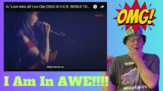 Stunningly Beautiful!!  |  IU - Love Wins All (LIVE).. | Reaction!!!