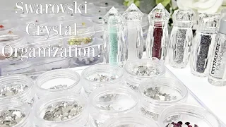 How to Organize Your Swarovski Crystals! | For Nails